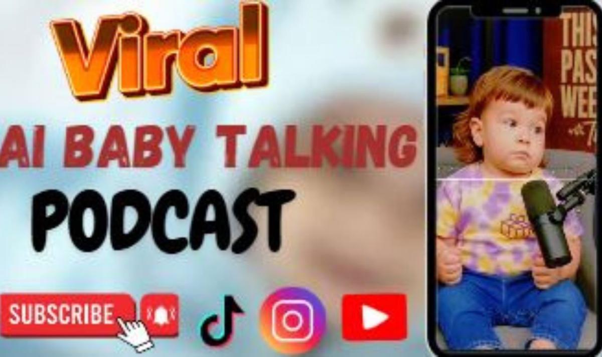I will create viral AI baby video podcast AI baby talking podcast reels AI advert