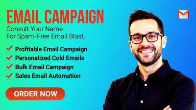 I Will Send Bulk Email Marketing Campaign with Text, Image, and Attractive HTML Template