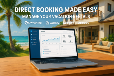 I will Je vais configurer un site de réservation directe avec OwnerRez, Hostaway, Guest