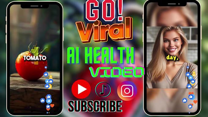 I Will Create AI Health Video, AI Health Supplement Video, and Fitness Product Video