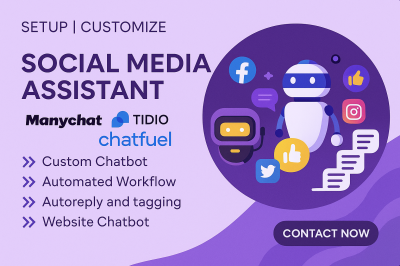I will create social media AI chatbot Instagram ManyChat DM automation lead generation