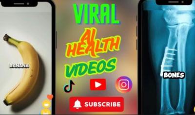 I will create viral AI health videos AI health supplements videos YouTube TikTok reels