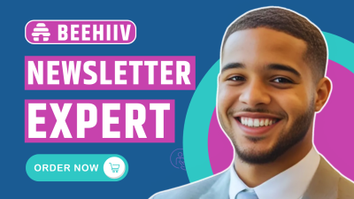 Be Your Beehiiv Manager: Design Beehive Landing Page & Editable Newsletter