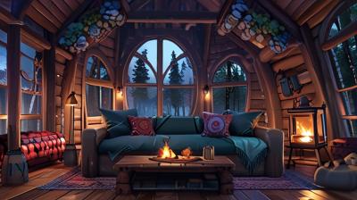 I will make relaxing cozy room rain video with natural rain sound