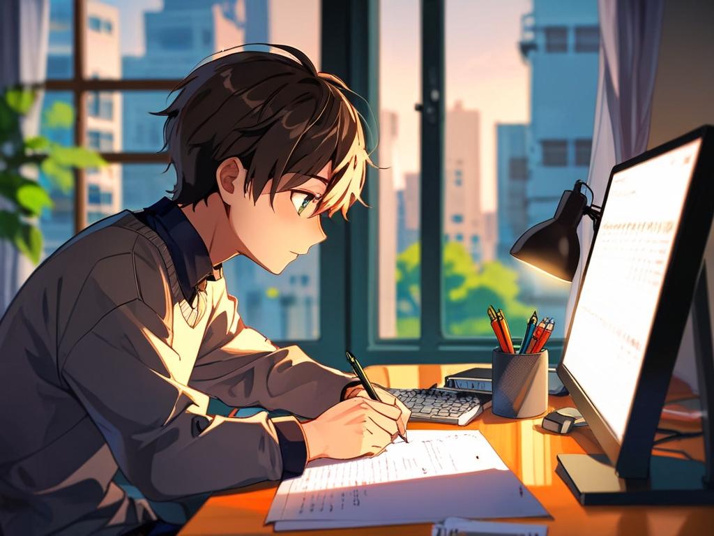 I will create lofi loop animation illustration and gif animation