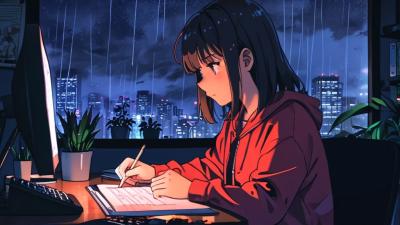 I Will Create Lofi Loop Animation for Streamer or Music Video