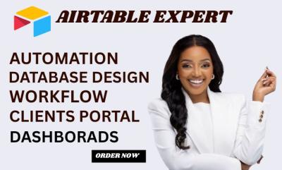I will set up Airtable automation, Softr web app, Airtable database