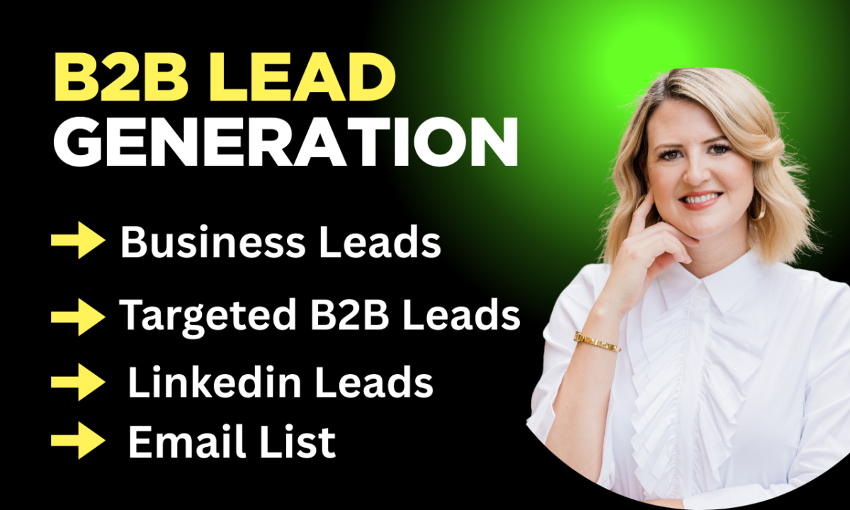 I will do B2B Restaurant, Lawyer, Construction, HVAC, Doctor Industry Lead Generation