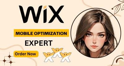 I will fix Wix mobile view, optimize Wix mobile view, and improve Wix mobile responsiveness