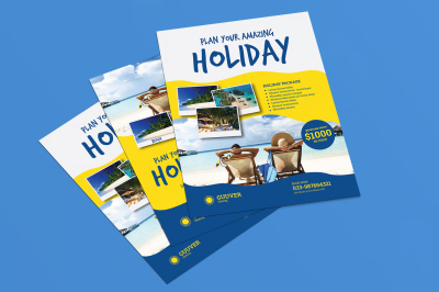 I will design an awesome travel beach pool cruise flyer, swimming pool poster on Canva