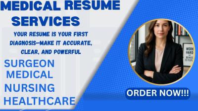 I will write a healthcare, nurse, medical resume, and cover letter
