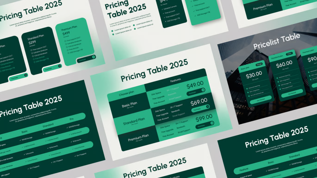 I will design stunning price lists, sell sheets, business catalogs, edit pricing tables