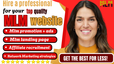 I will do effective MLM promotion, MLM sales funnel, do affiliate recruitment, MLM lead