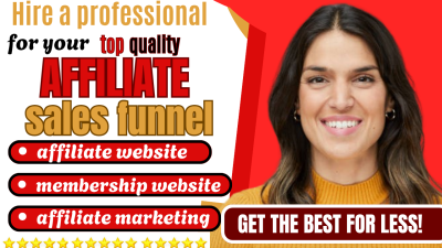 I will create high converting affiliate website or sales funnel that drives results