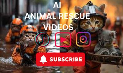 I will viral ai cat videos ai animal stories ai animal rescue videos daily viral posts