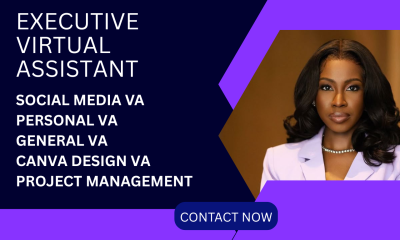 Admin Executive Virtual Assistant | Canva Virtual Assistant | Social Media Manager