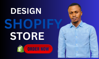 I Will Do Shopify Website Design, Shopify Virtual Assistant, and Dropshipping Store Setup