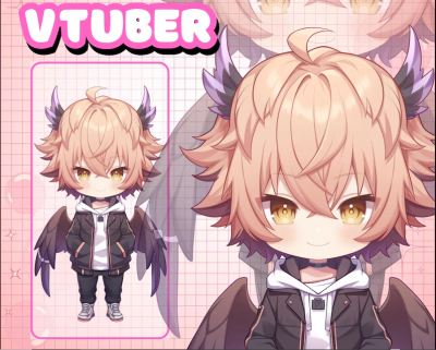 I will create and edit Live2D model Vtuber commission with rig for Twitch and YouTube streaming
