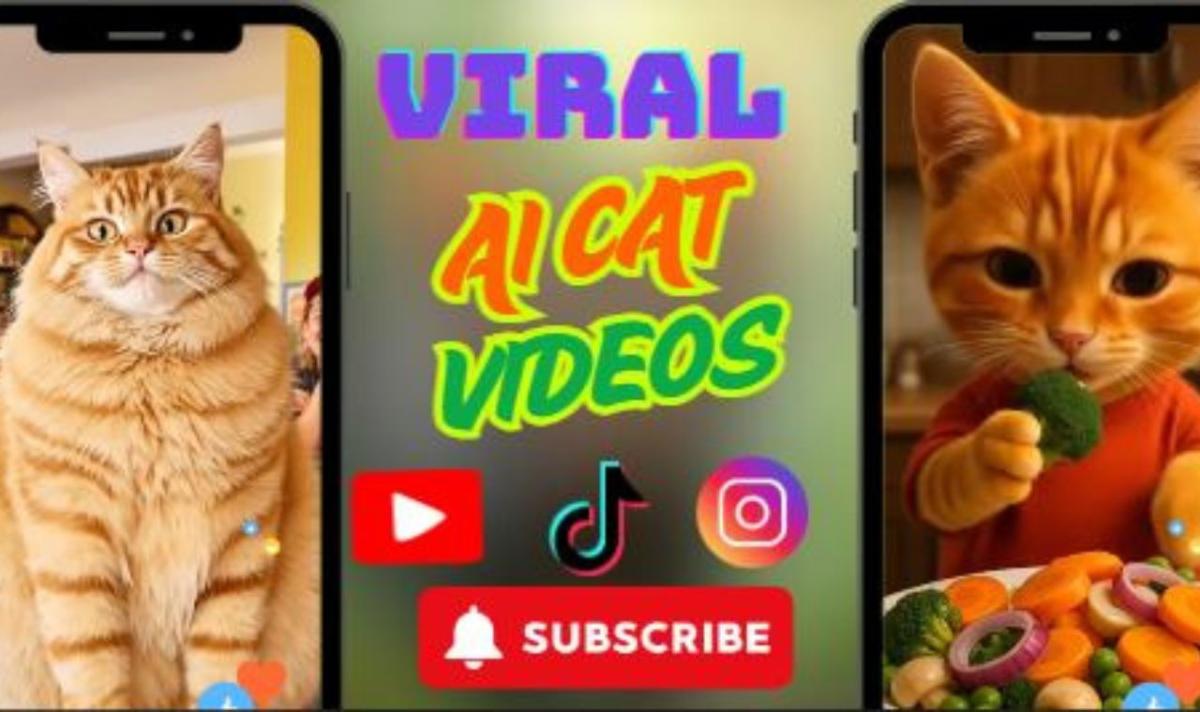 I Will Make Viral AI Cat Videos, AI Stories & AI Animal Fusion Videos for YouTube Channel