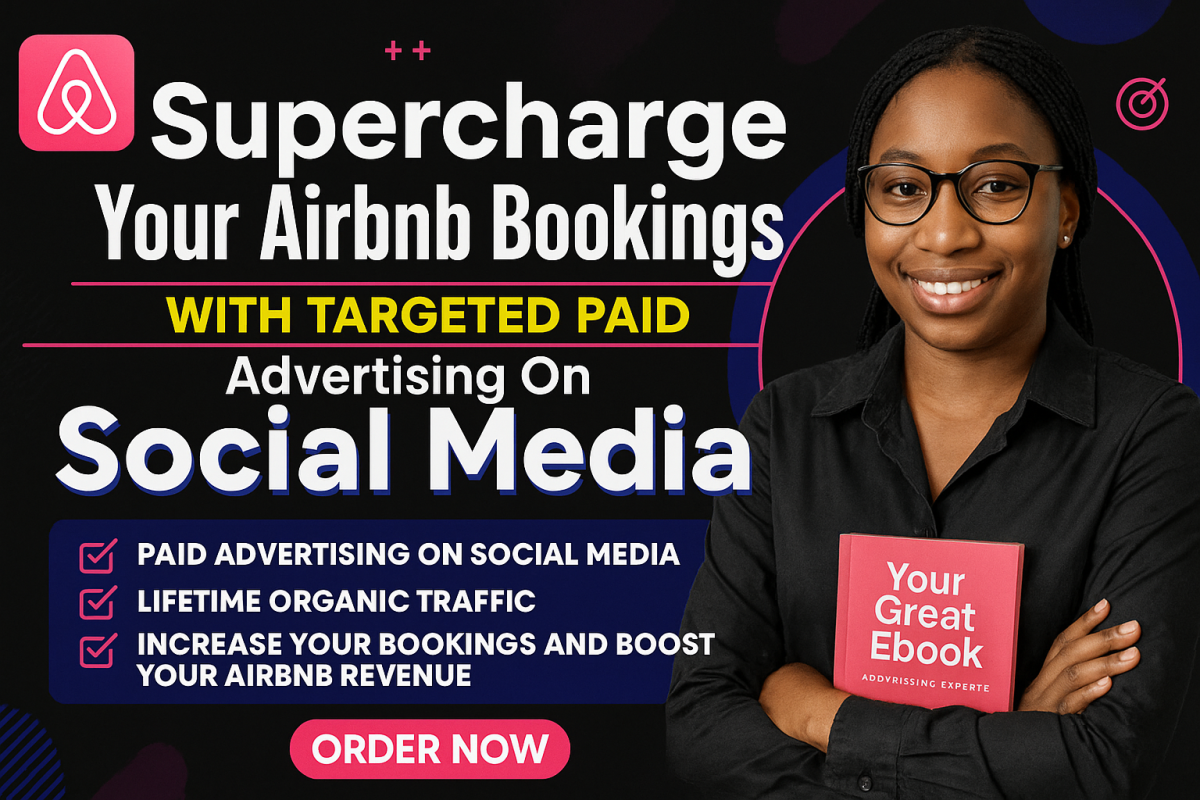 I will do Airbnb promotion, Airbnb marketing, Airbnb traffic