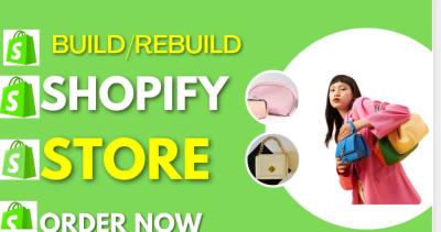 I will develop a custom Shopify store tailored to your business