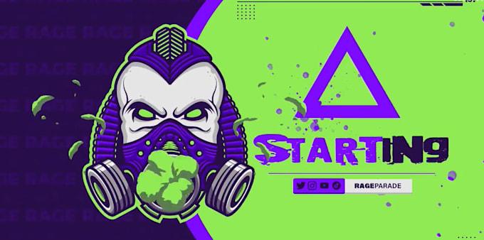 I Will Design Animated Twitch Stream Overlay, Emotes, Logo, Twitch Intro, and Panels