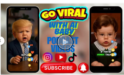 I Will Create a Viral Baby Podcast Talking Baby, Your Look Like Baby, AI News Baby