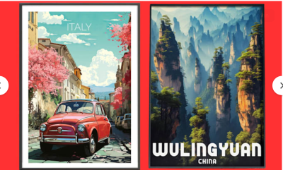 I will retro vintage poster modern travel poster postcard nation park book cover design