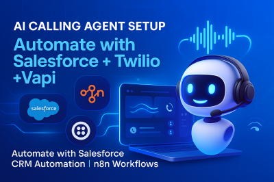 Setup AI Salesforce, VAPI AI Calling Agent, n8n, Twilio VOIP and Automation