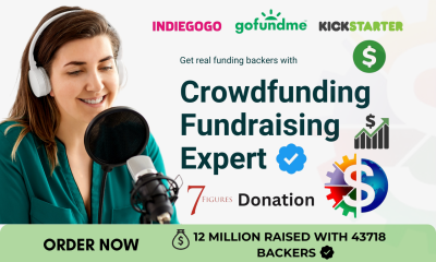 I will be your Kickstarter Campaign Manager, GoFundMe Crowdfunding Campaign Fundraiser