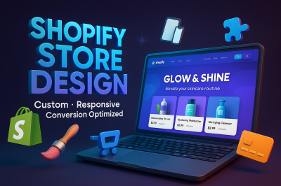 I Will Set Up and Design Shopify Store and Shopify Website