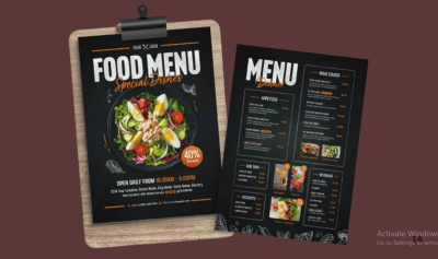 I will design restaurant menu, food menu, digital menu, price list, drink menu