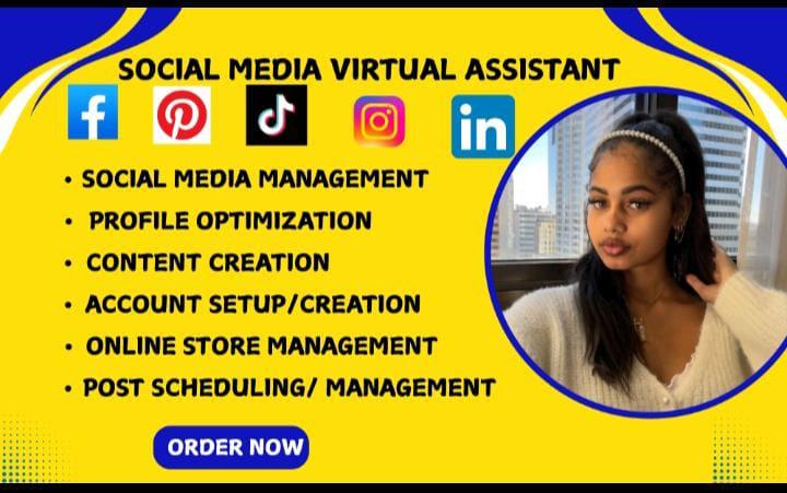 I Will Be Social Media Manager, Administrative Assistant, Personal & Executive Assistant