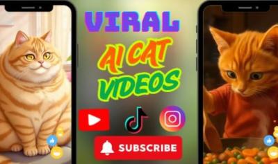 AI Cat Videos, AI Stories & AI Animal Fusion Video for YouTube Channel