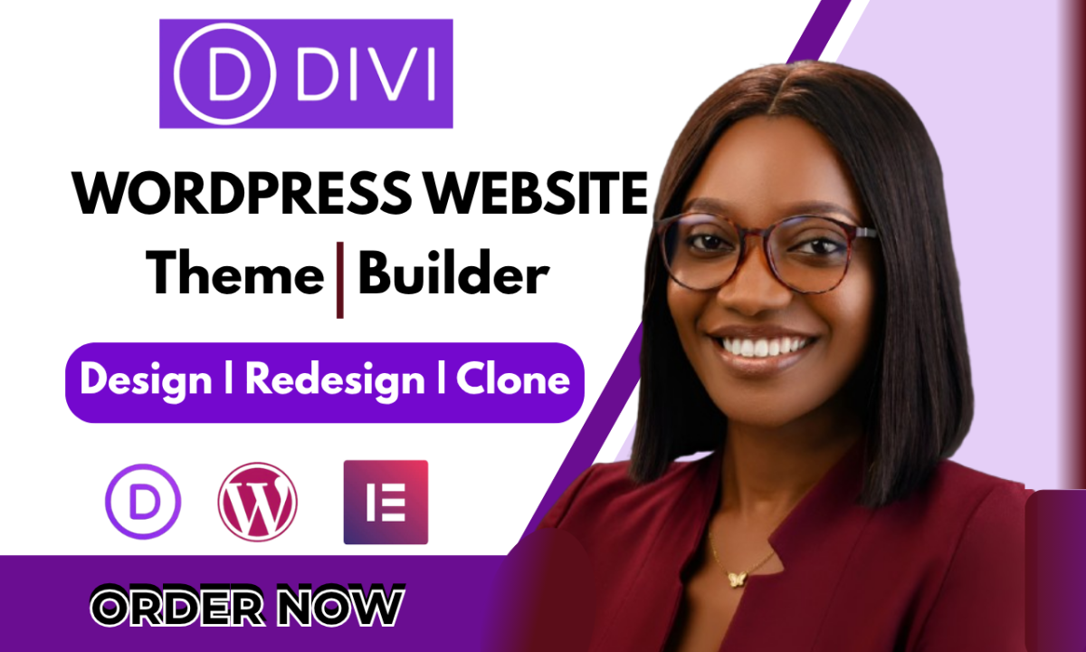 I will be your Divi expert for Divi WordPress website design with Divi theme & WPBakery