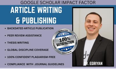 I Will Backdate Write and Publish Article in High Impact Journals on Google Scholar