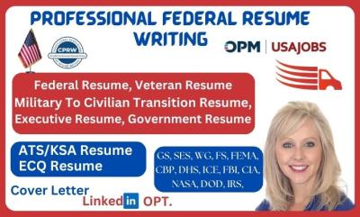 I will write federal resume, executive resume ATS resume writing for USAJOBS