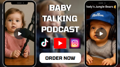 I Will Create Viral AI Talking Baby Podcast Videos with Avatar Studio