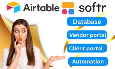 I will Airtable Softr, Backlinks Tracker, Community Forum, Vendor Portal, Non-Profit Solutions