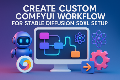 I will create custom ComfyUI workflow Stable Diffusion SDXL setup