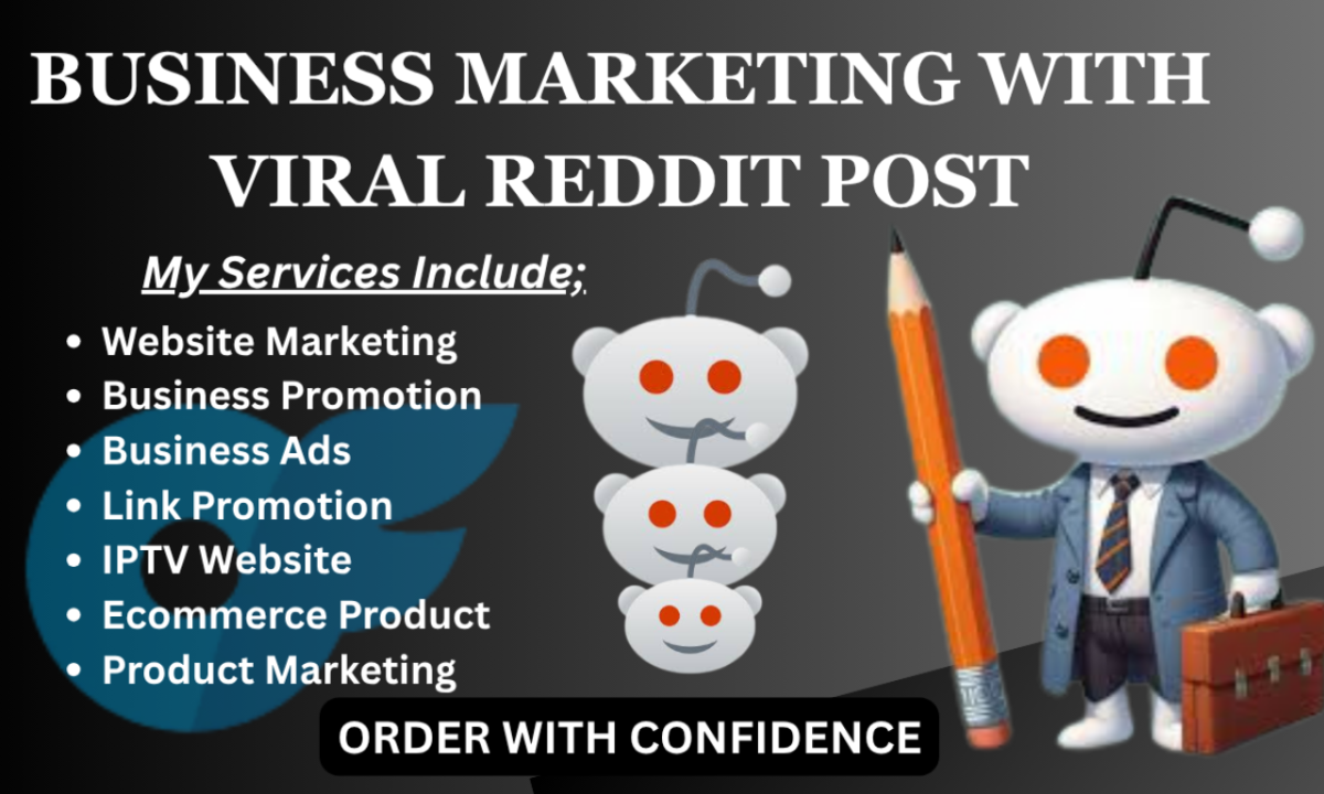 I will manage Reddit posts and comments to boost AI app, IPTV, crypto website business