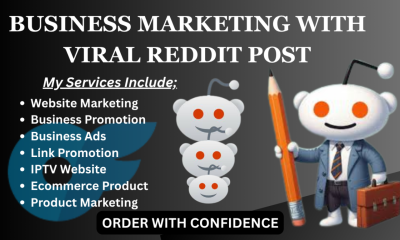 I will manage Reddit posts and comments to boost AI app, IPTV, crypto website business