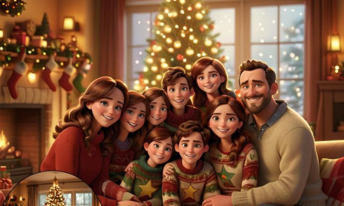 I will draw amazing family portrait, couple yellow cartoon character disney family