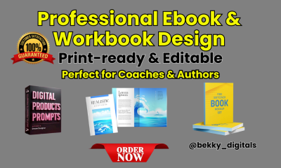 I will design professional lead magnet ebook or workbook for coaches and creators