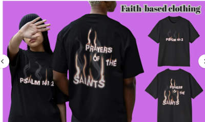 I will make Christian T-Shirt Design Bible Verse Church Religious Typography Streetwear