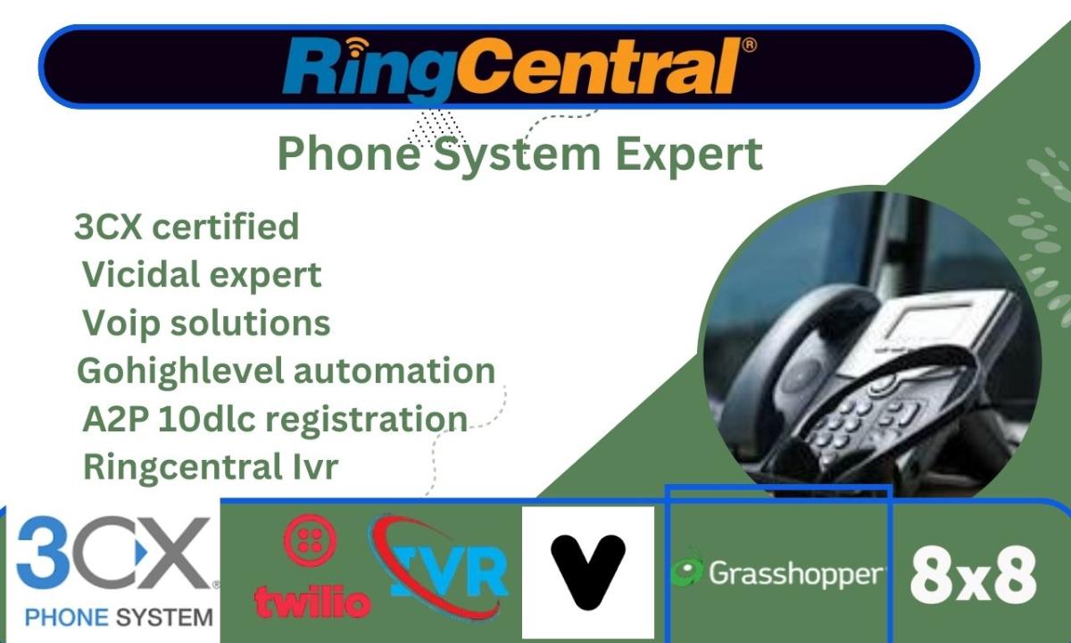 RingCentral IVR Twilio Aircall Gohighlevel Automation VAPI AI Agent Phone Setup