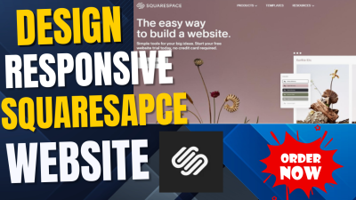 I Will Design Interactive Squarespace Website with Spline & Lottie Animations