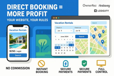 I will create a vacation rental website Airbnb vacation rental direct booking website