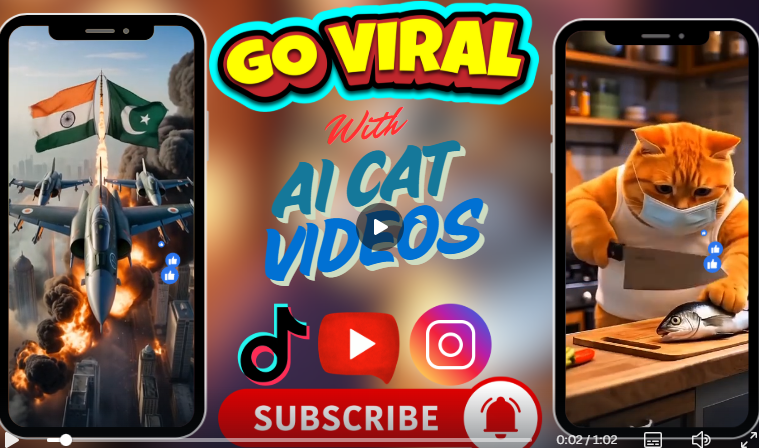 I will create viral AI cat videos, AI animal stories, AI animal rescue videos, funny dogs