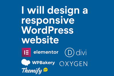 I will build, revamp, fix WordPress website design, redesign, website development, recaptcha